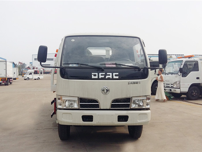 東風多利卡藍牌一拖二平板清障車圖片4